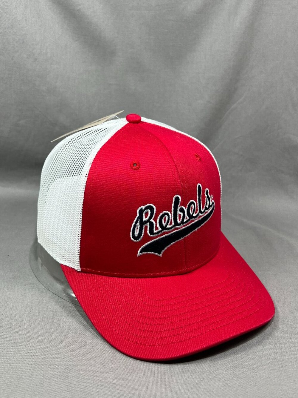Ole Miss Rebels Mississippi The Game Trucker Hat Red White Mesh Snapback Cap